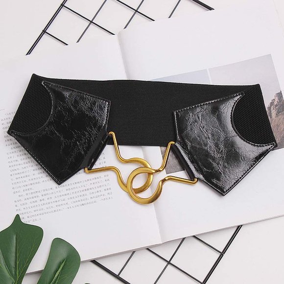 Women\'s Stretchy Wide Belt Dress Belts Vintage main image 5